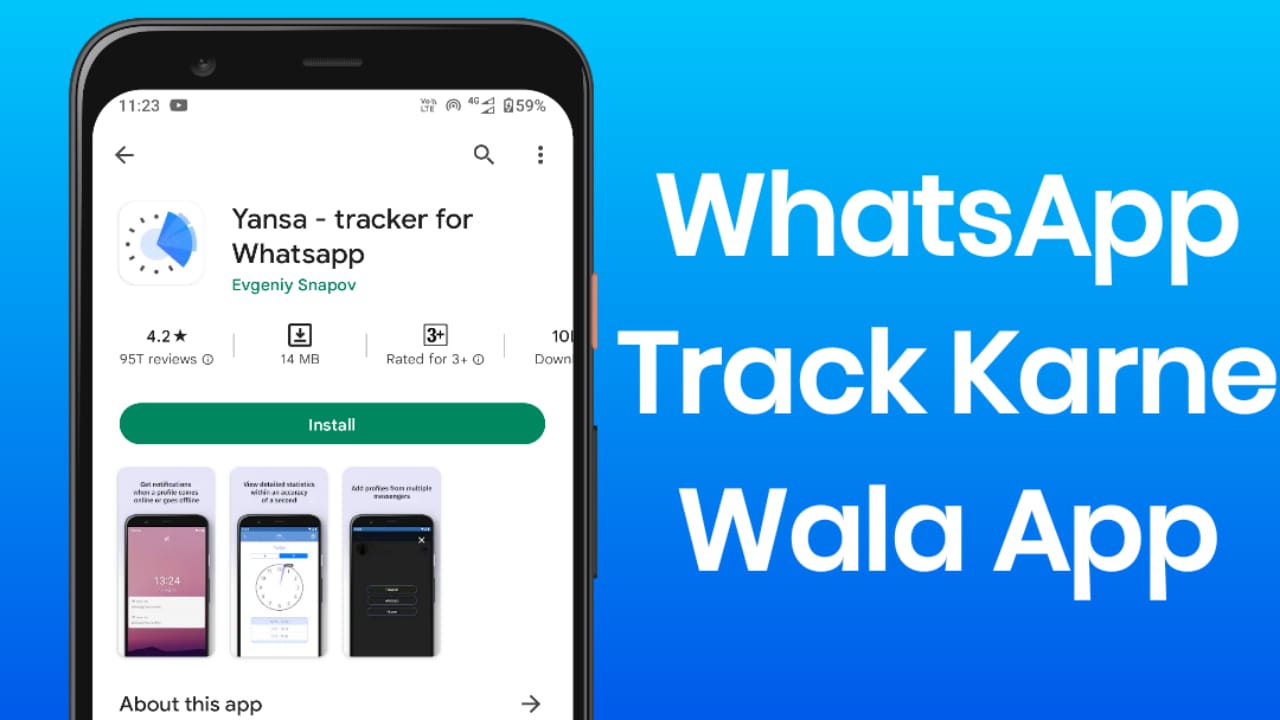 WhatsApp App TheTech4You WhatsApp Track Karne Wala App Naya Apps
