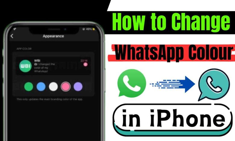 How to Change Whatsapp Colour in iPhone