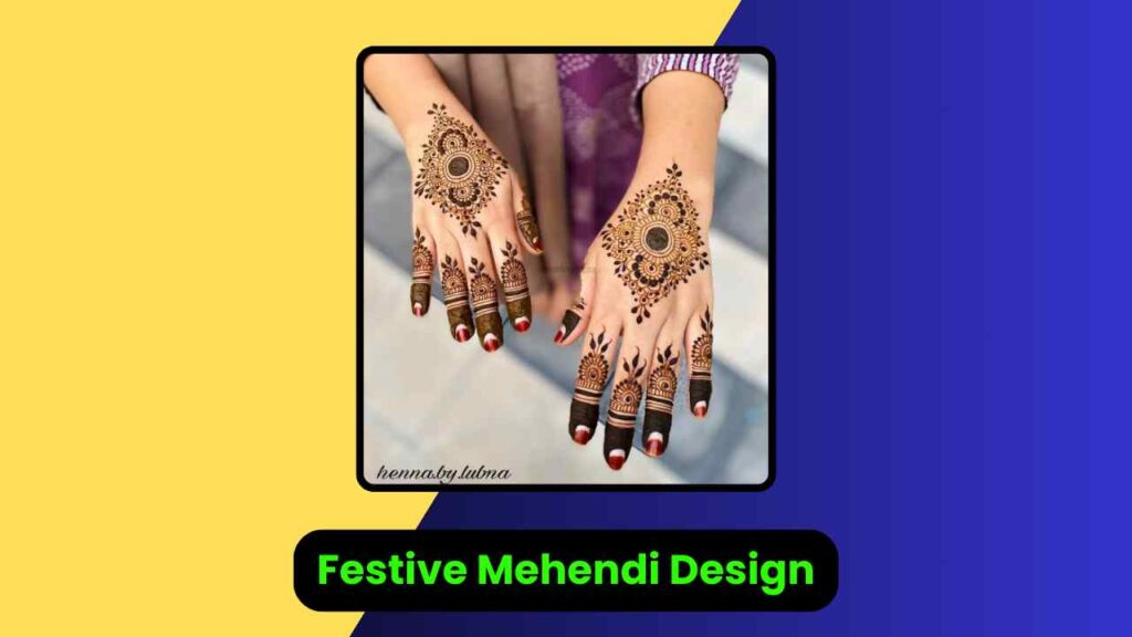 Simple Back Hand Mehndi Design 2024