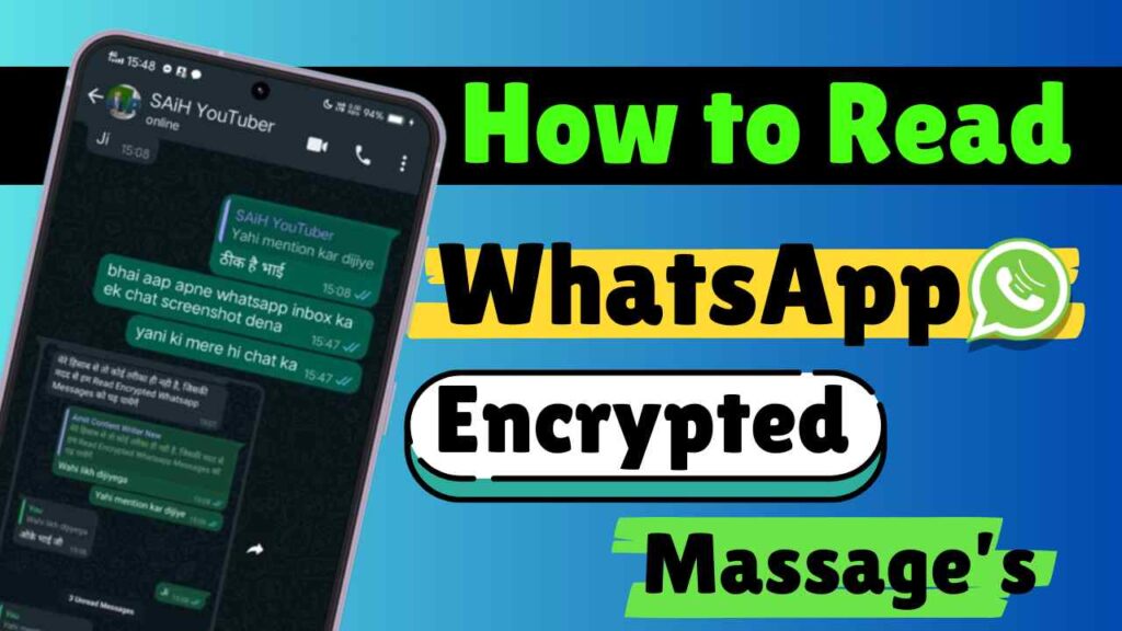 How to Read Encrypted Whatsapp Messages